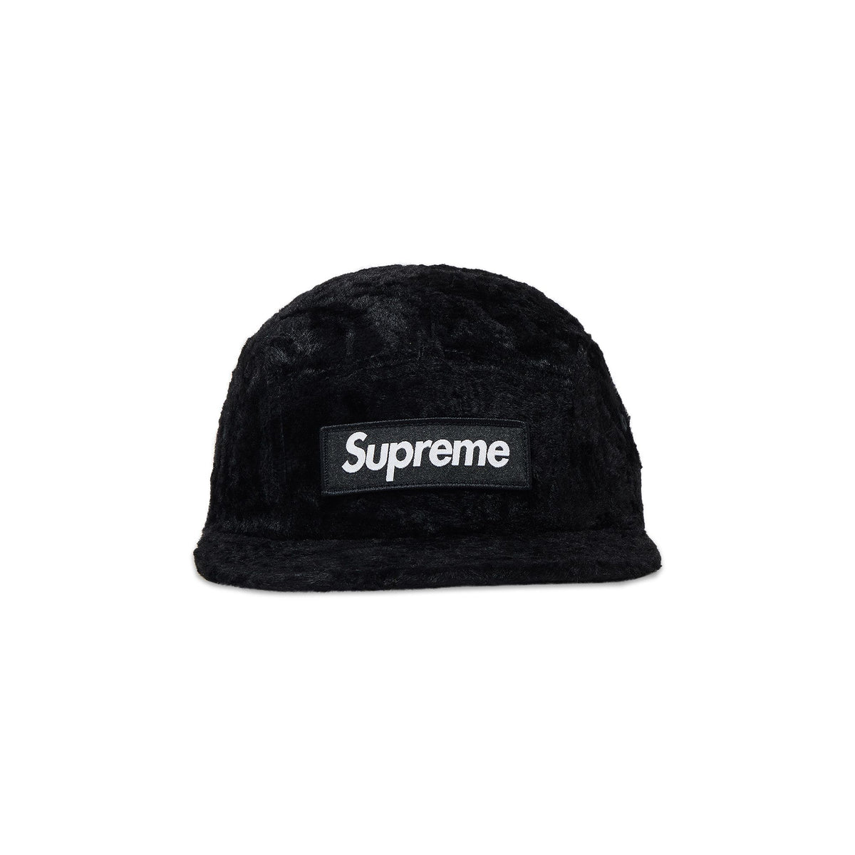 Supreme x GOODENOUGH Crushed Rayon Camp Cap Black