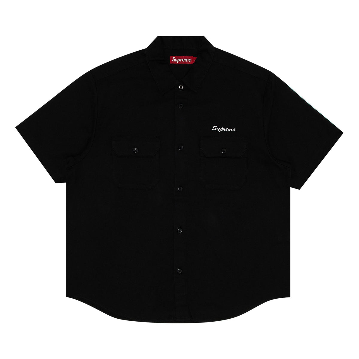 Supreme Rhinestone Pin Up S/S Work Shirt Black