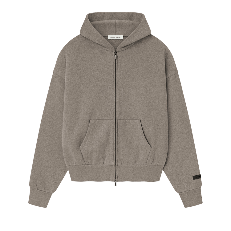 Fear of God Essentials Classic Fleece Zip-Up Hoodie Homestead Heather (SS25)