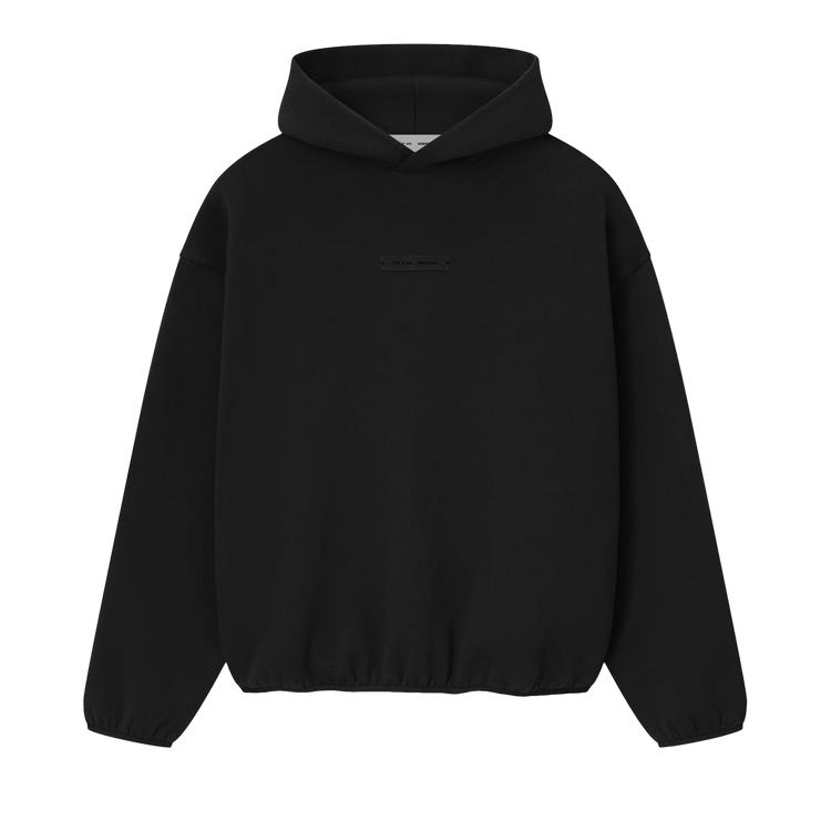 Fear of God Essentials Modern Fleece Hoodie Jet Black (SS25)