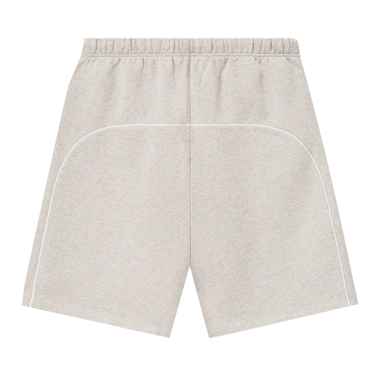 Fear of God Essentials Relaxed Fleece Sweatshort With Piping Heather Stone/Cloud White (SS25)