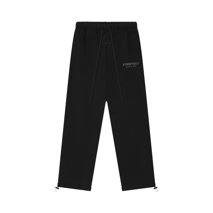 Fear of God Essentials Relaxed Fleece Sweatpant Jet Black (SS25)