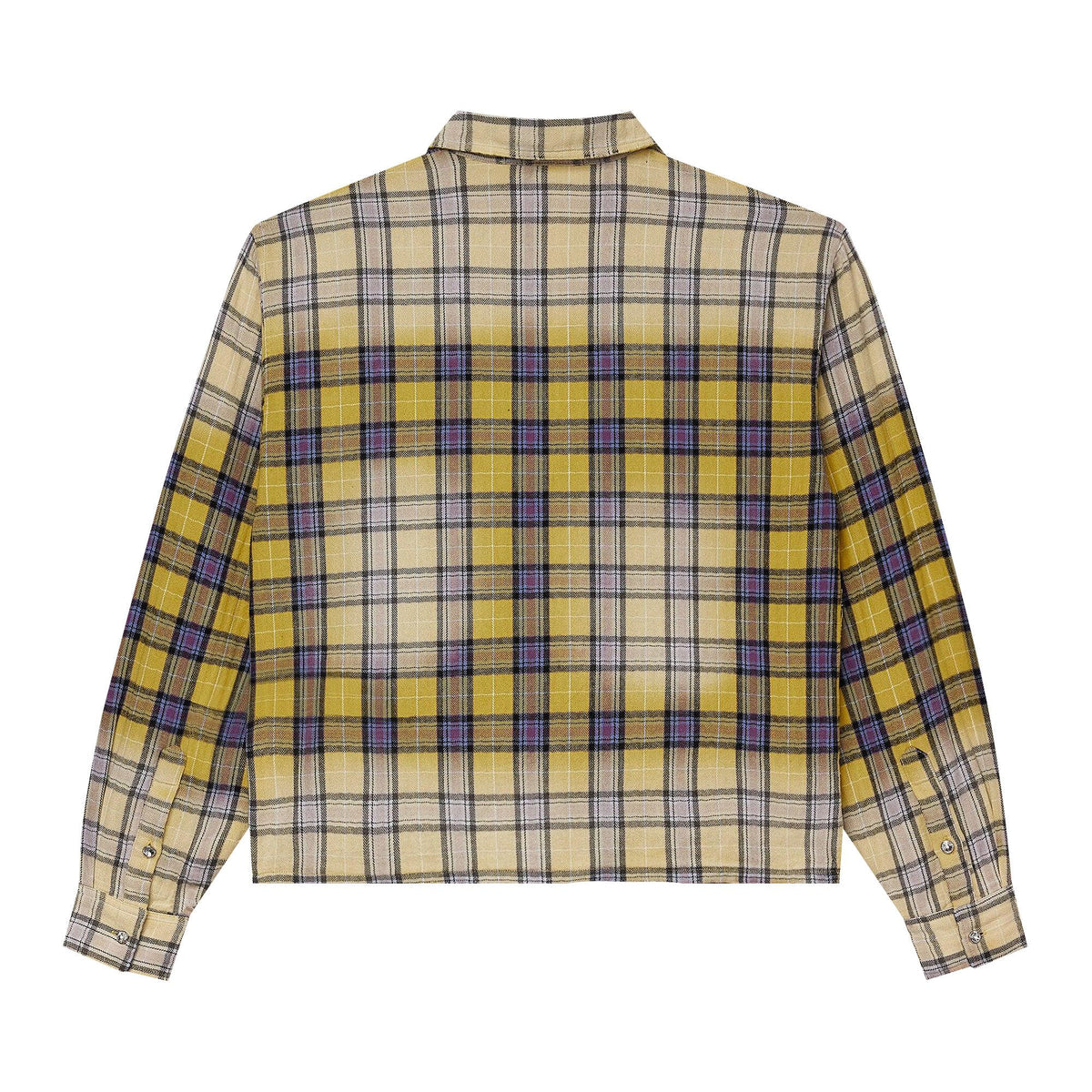 Vale Forever Lemonhead L/S Flannel Yellow/Blue back