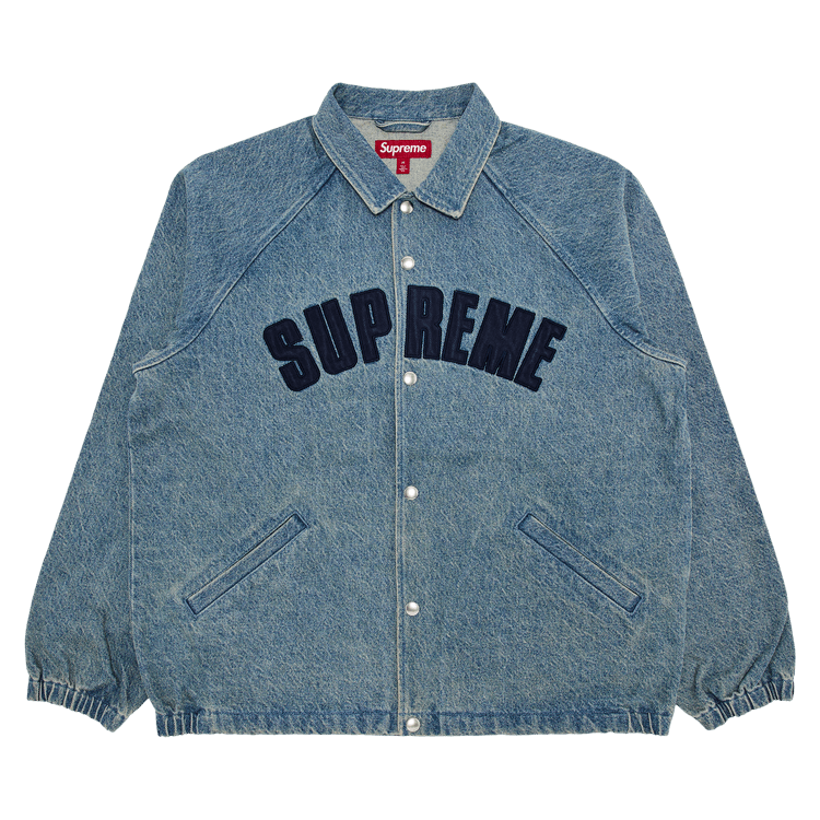 Supreme Arc Denim Coaches Jacket Washed Indigo