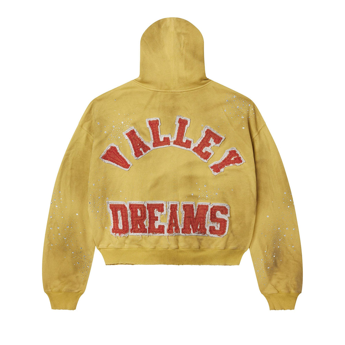 Vale Forever Sun Cluster Zip Up Hoodie Yellow back