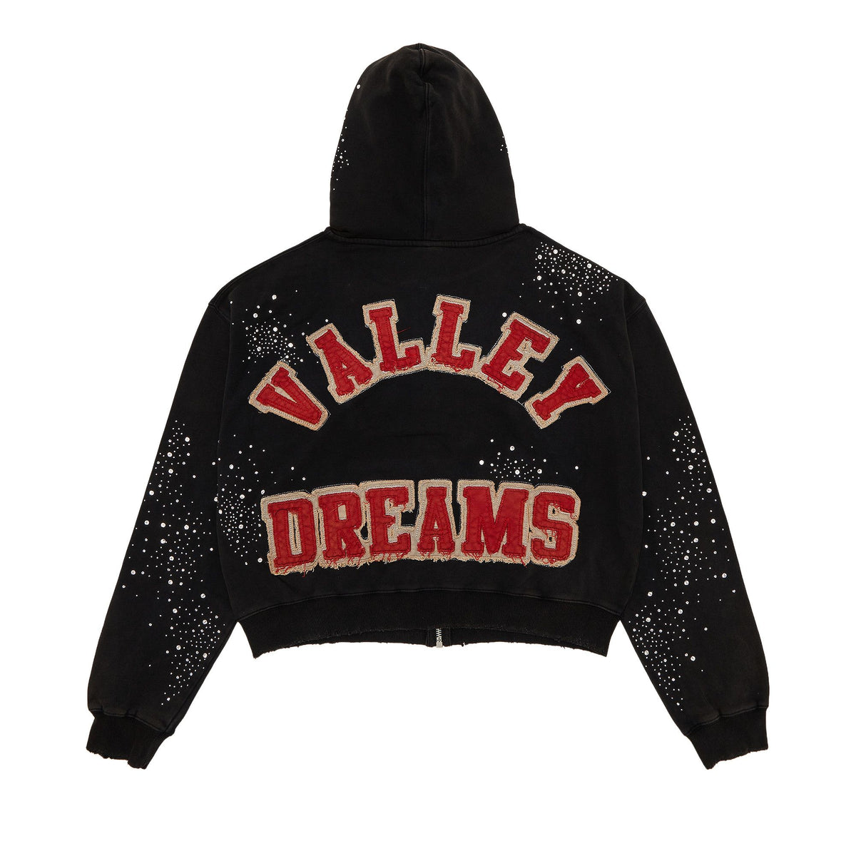 Vale Forever Pluto Cluster Zip Up Hoodie Black back