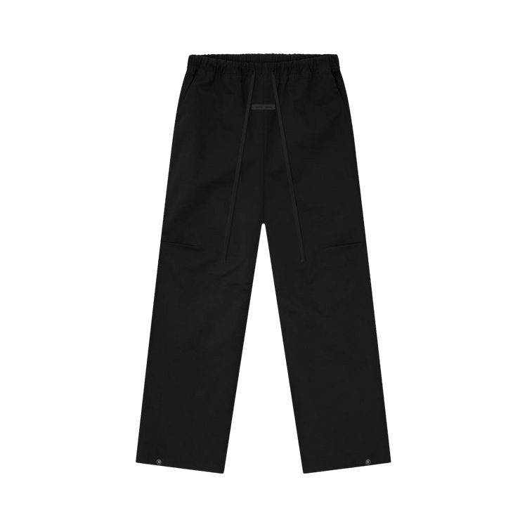 Fear of God Essentials Poly Twill Work Pants Jet Black (FW25)