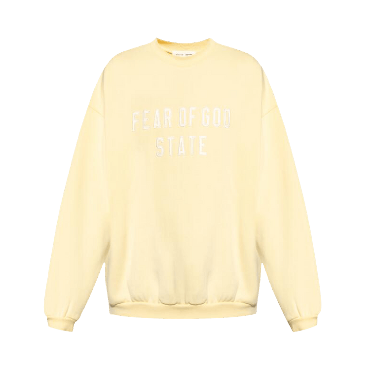 Fear of God Essentials 90s Crewneck Sweatshirt Garden Yellow (FW25)