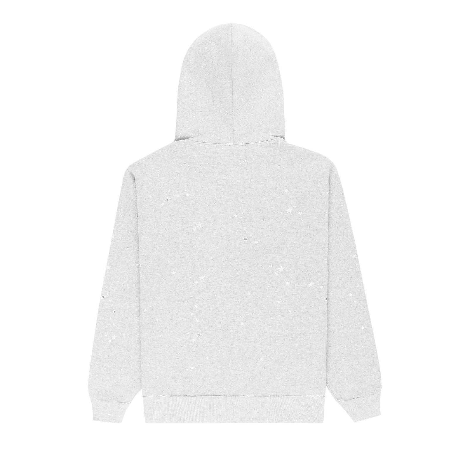 Sp5der Atlanta Full Zip Hoodie Heather Grey front