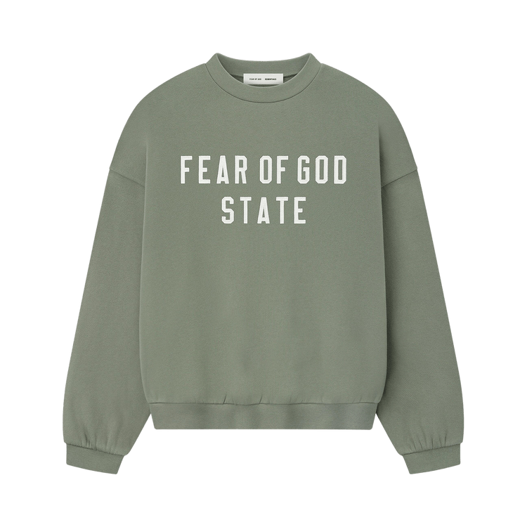 Fear of God Essentials 90s Crewneck Moss (FW25)