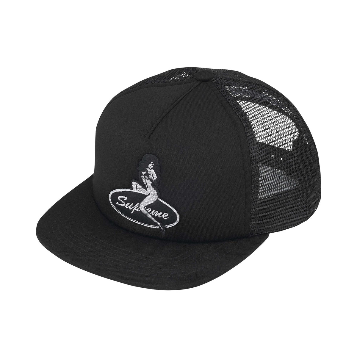 Supreme Pinup Mesh Back 5-Panel Black