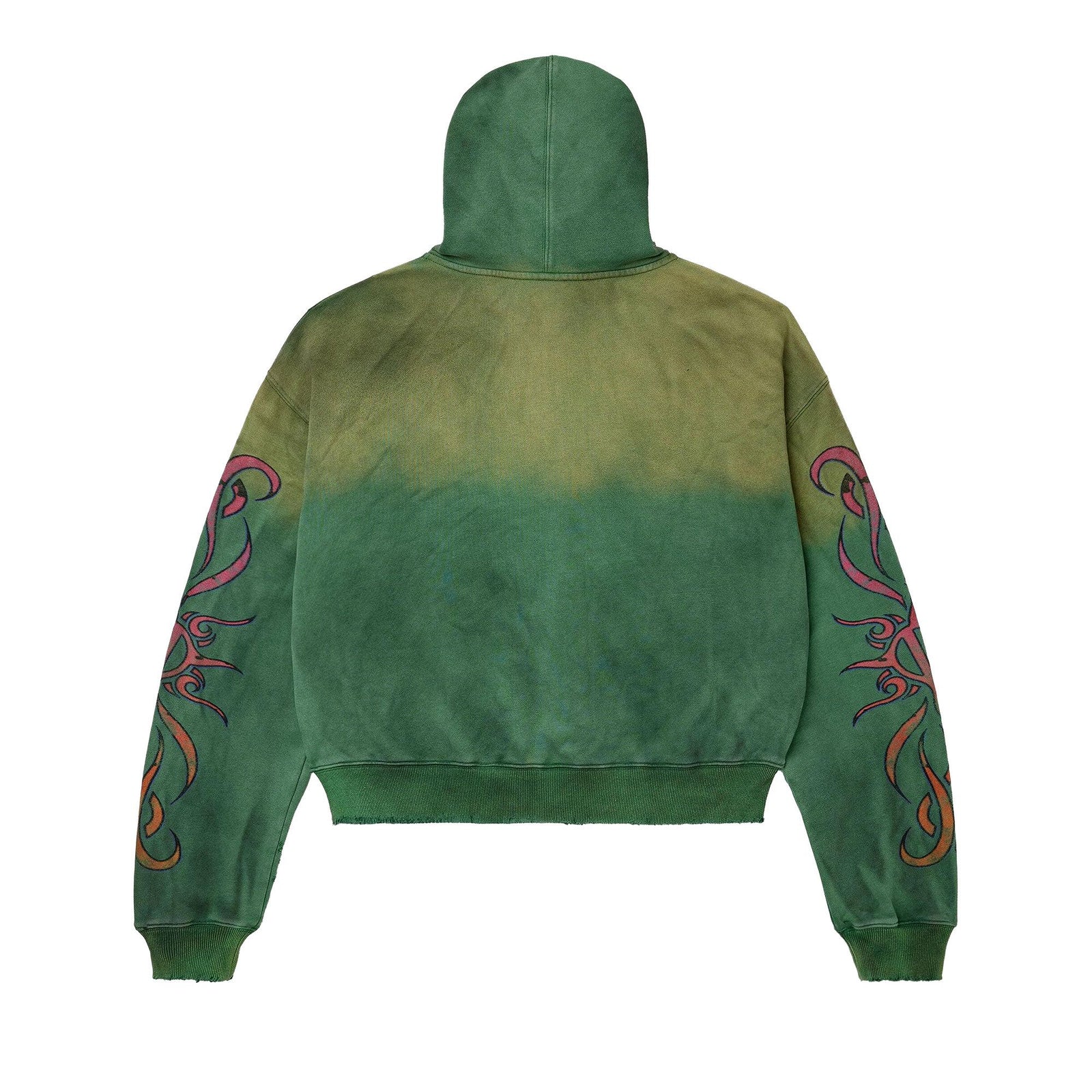 Vale Forever Inferno Zip Up Hoodie Green front