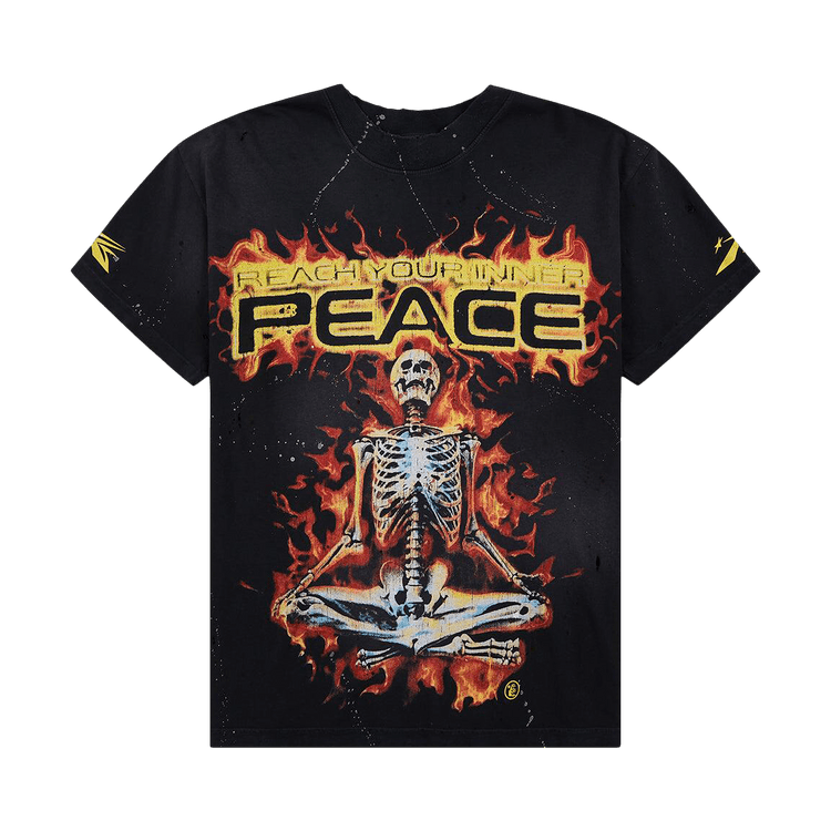 Hellstar Inner Peace Skeleton T-Shirt Black (FW25)