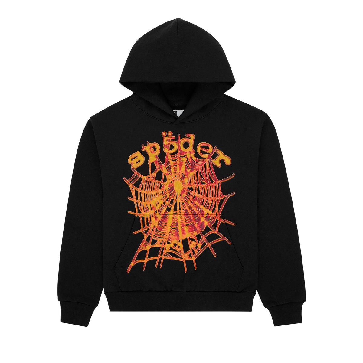 Sp5der OG Web V2 Hoodie Black front