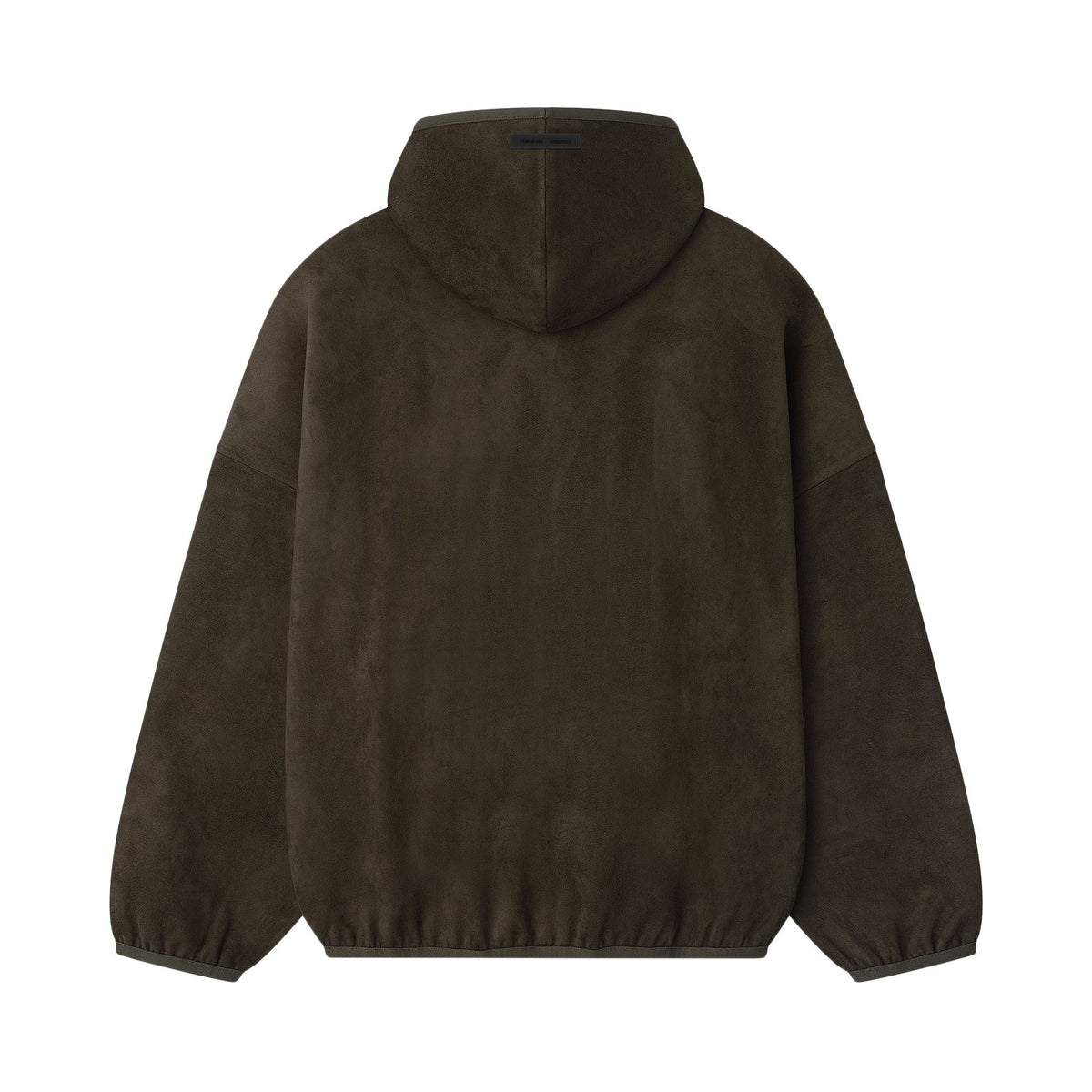 Fear of God Essentials Suede Fleece Modern Hoodie Brown (2025)