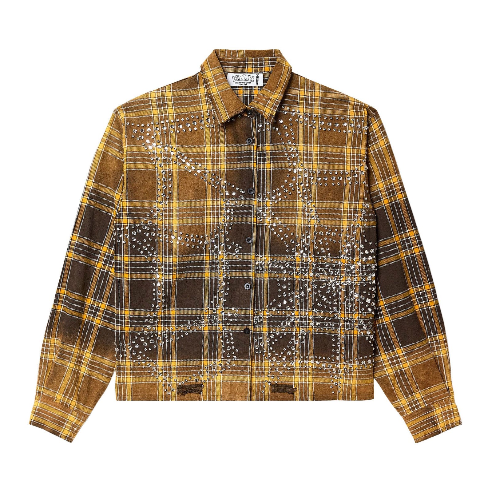 Vale Forever Chocolate L/S Flannel Brown front