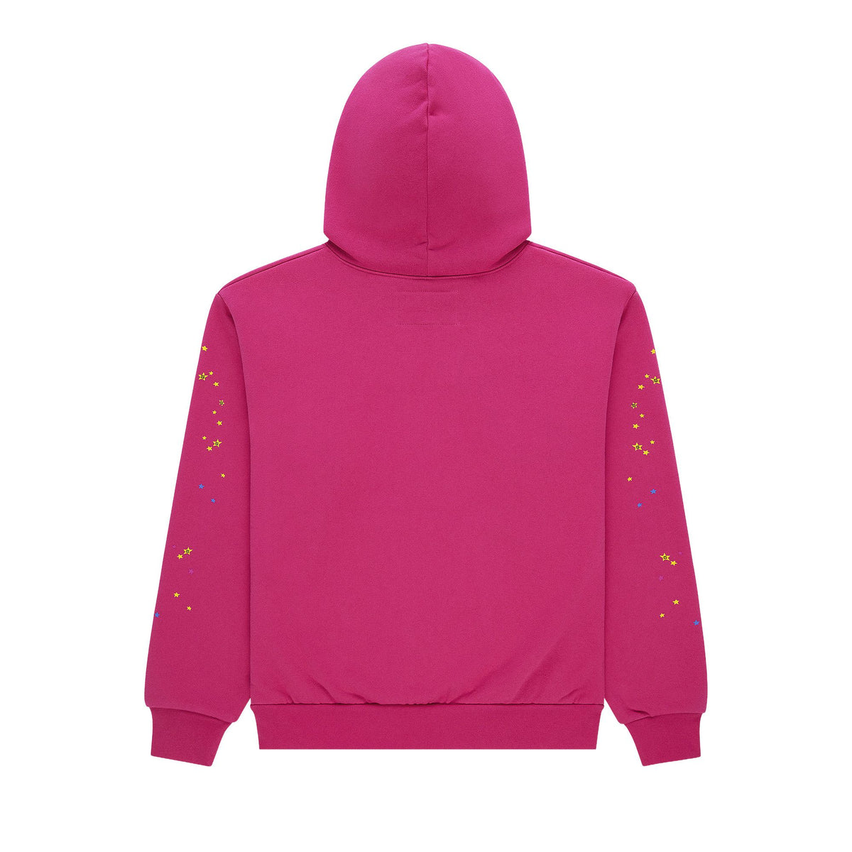 Sp5der Angel Number Hoodie Pink back