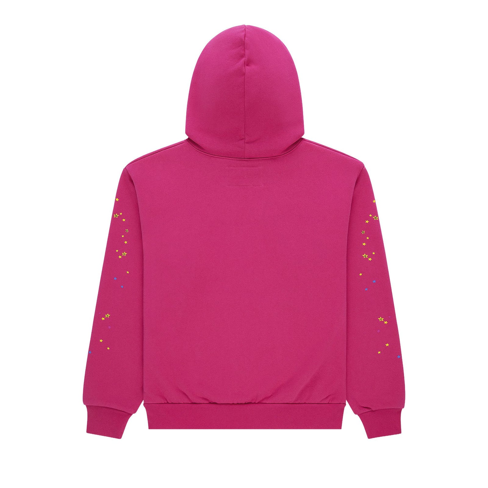 Sp5der Angel Number Hoodie Pink front