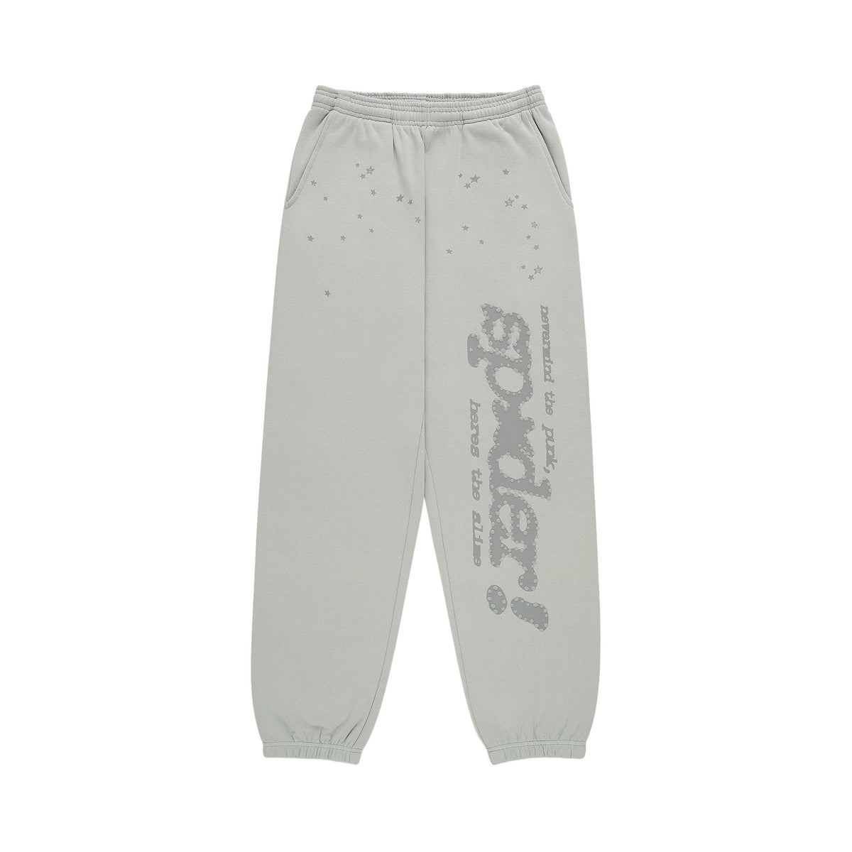 Sp5der Tonal Punk V2 Sweatpant Sport Grey front