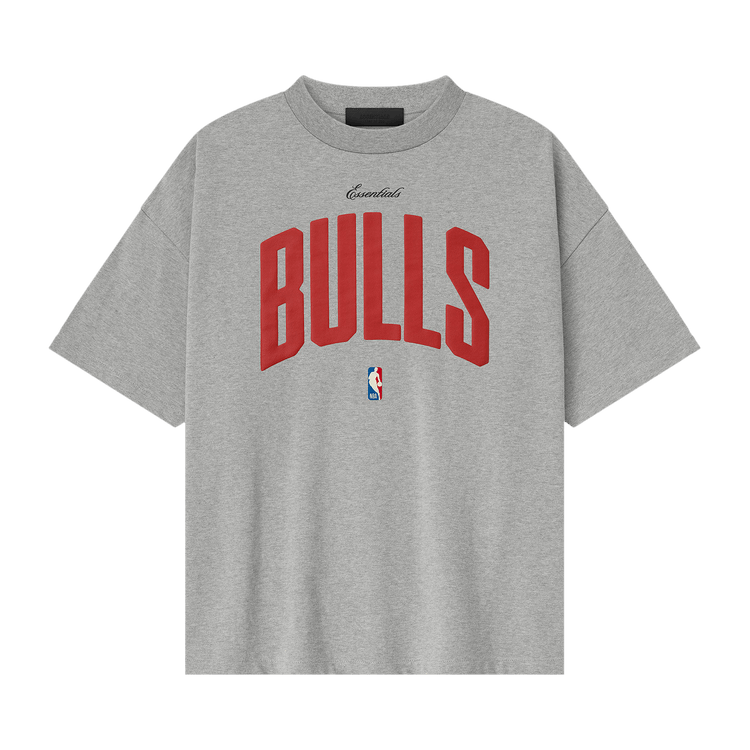 Fear of God Essentials NBA Bulls 90s Tee Concrete Heather (2025)