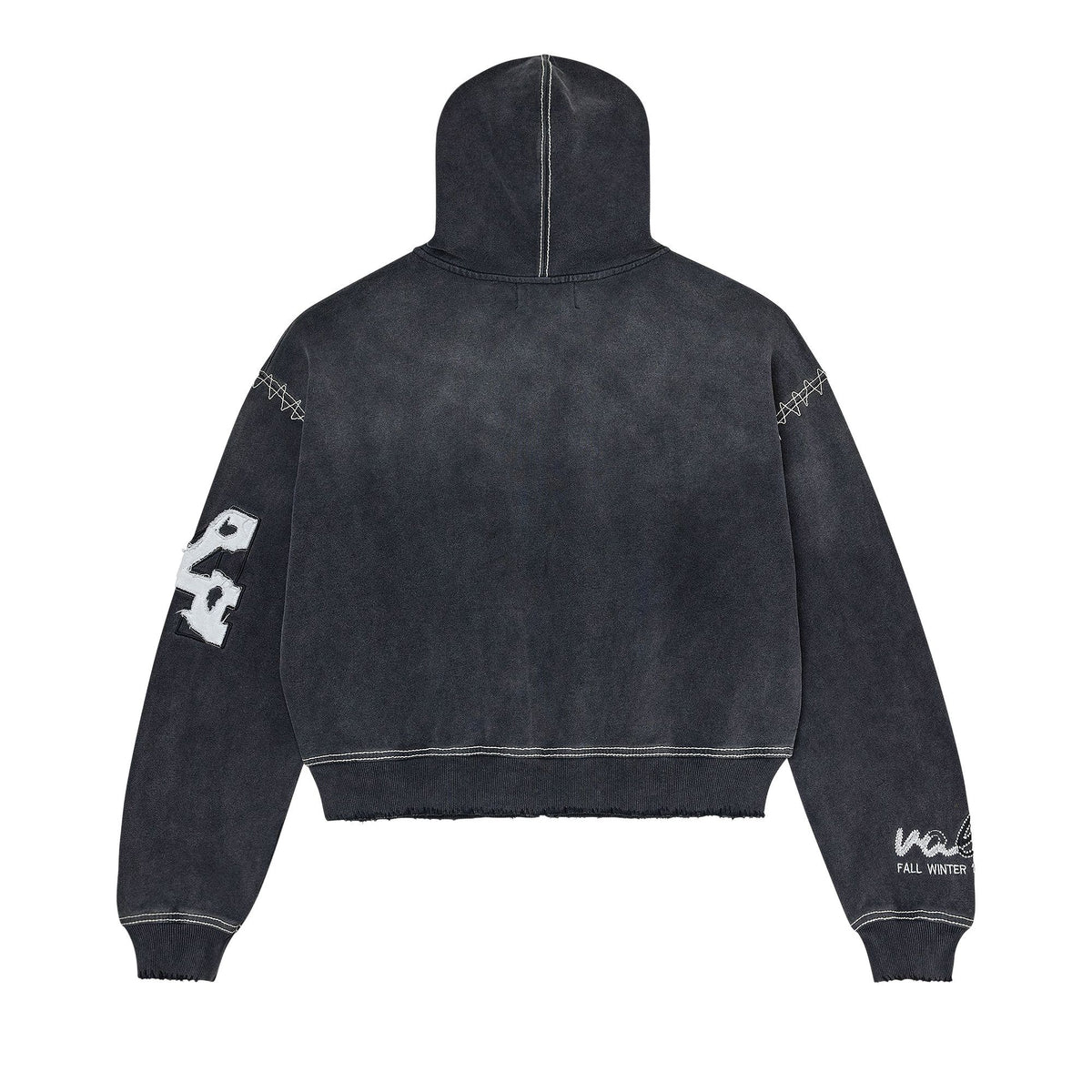 Vale Forever Sunny Zip Up Hoodie Black back