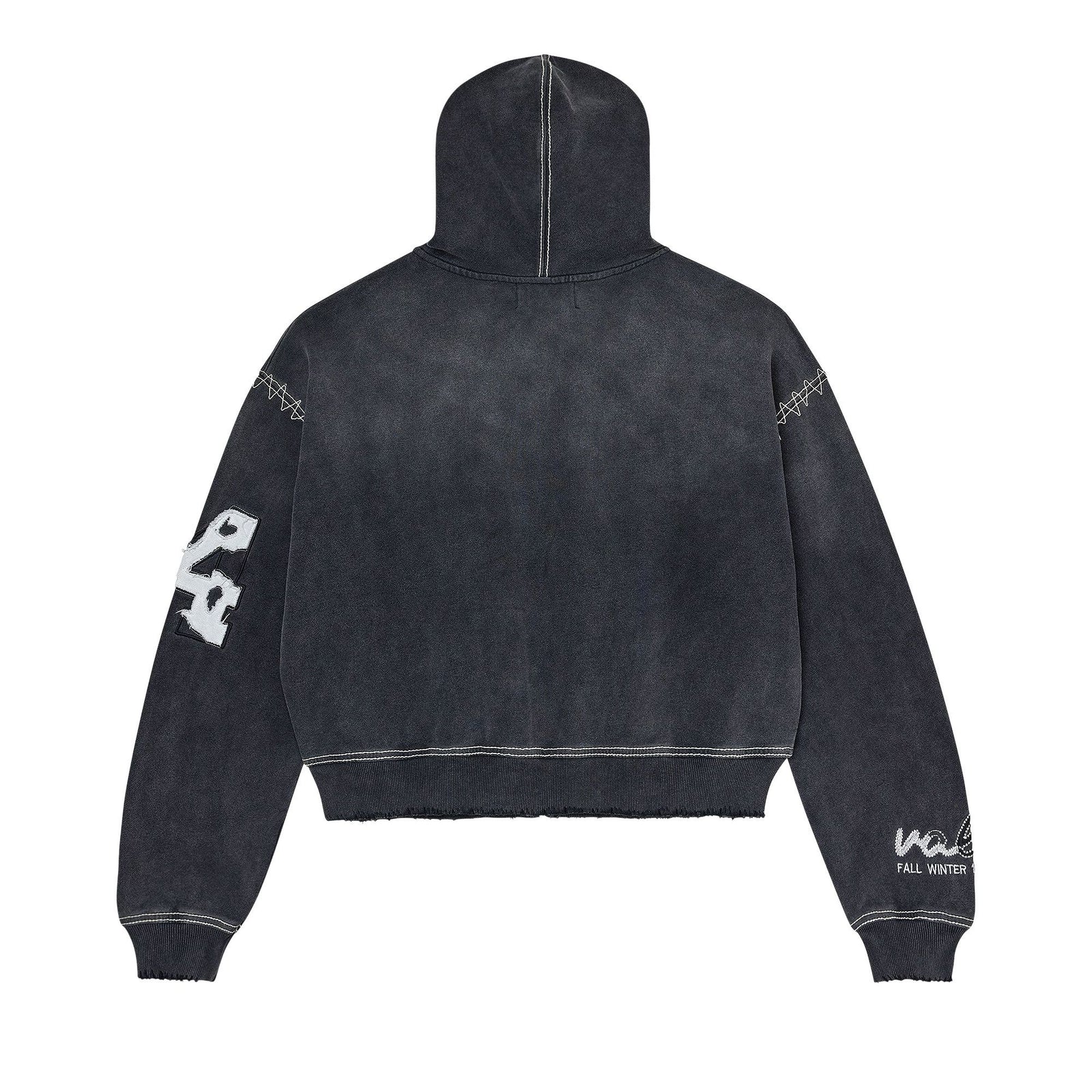 Vale Forever Sunny Zip Up Hoodie Black front