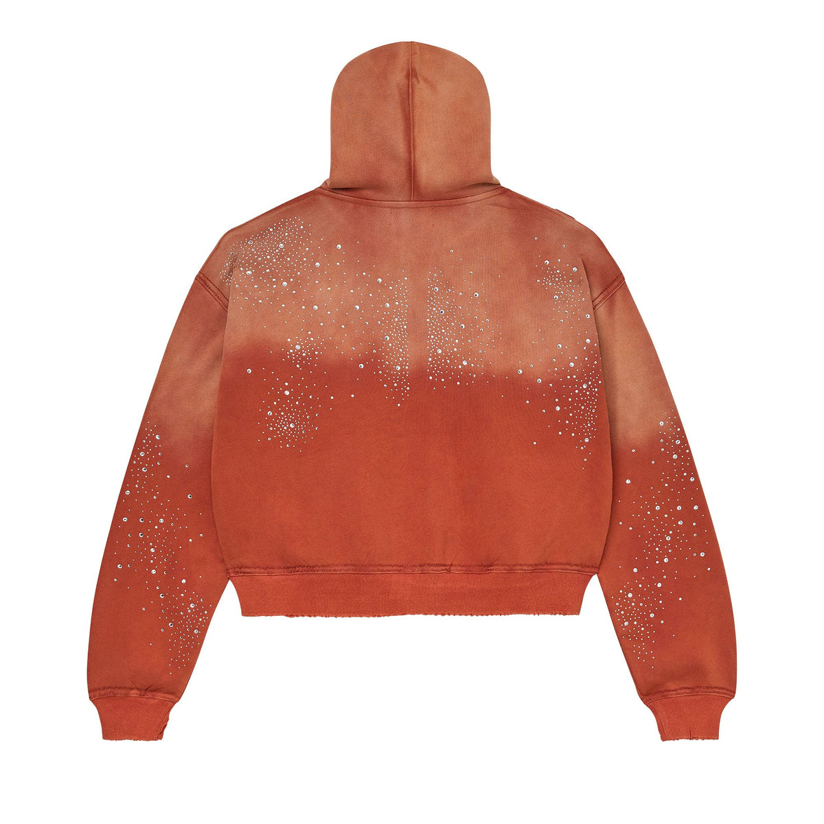 Vale Forever Classico Zip Up Hoodie Orange back