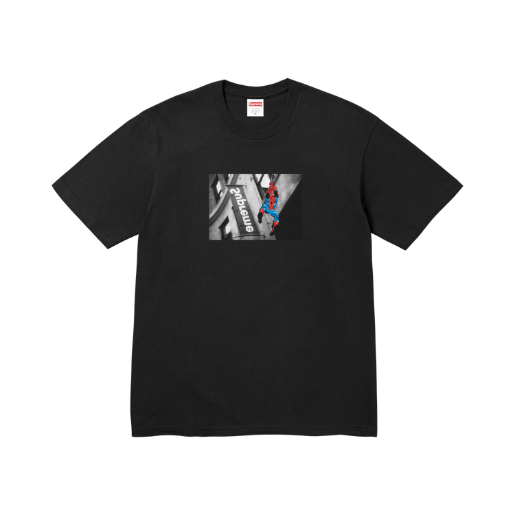 Supreme x Spider-Man Tee Black