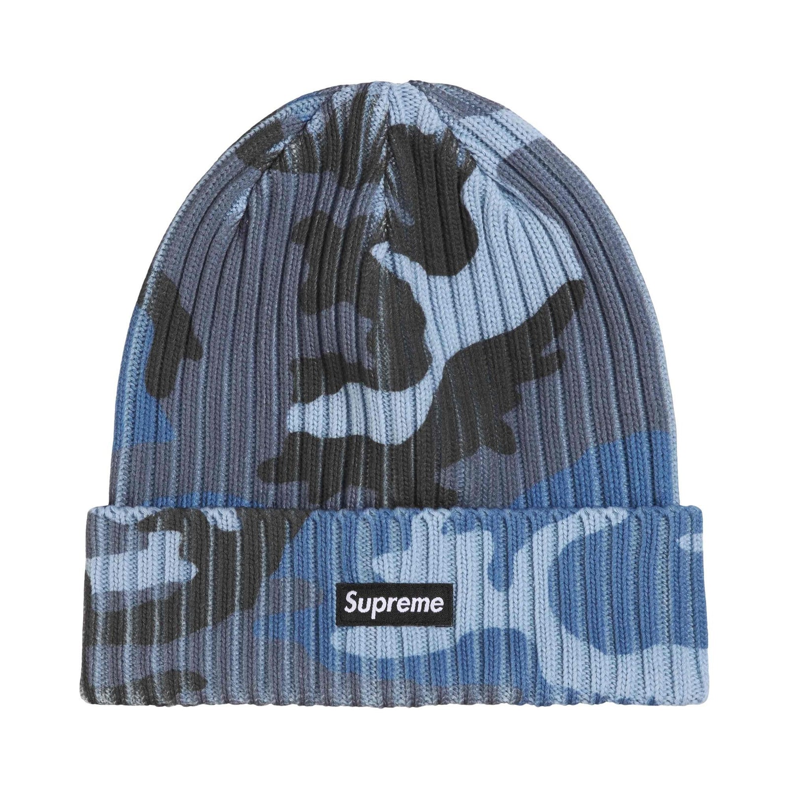 Supreme Overdyed Beanie (SS26) Blue Camo - Im Your Wardrobe