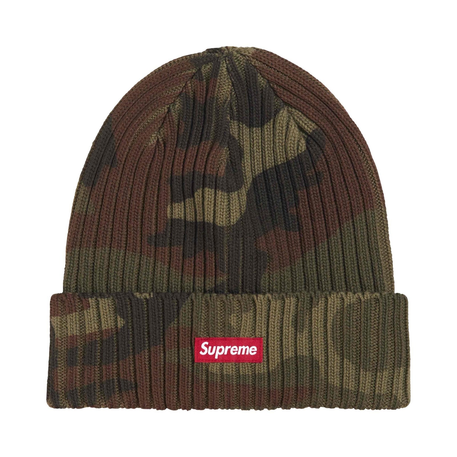 Supreme Overdyed Beanie (SS26) Woodland Camo - Im Your Wardrobe