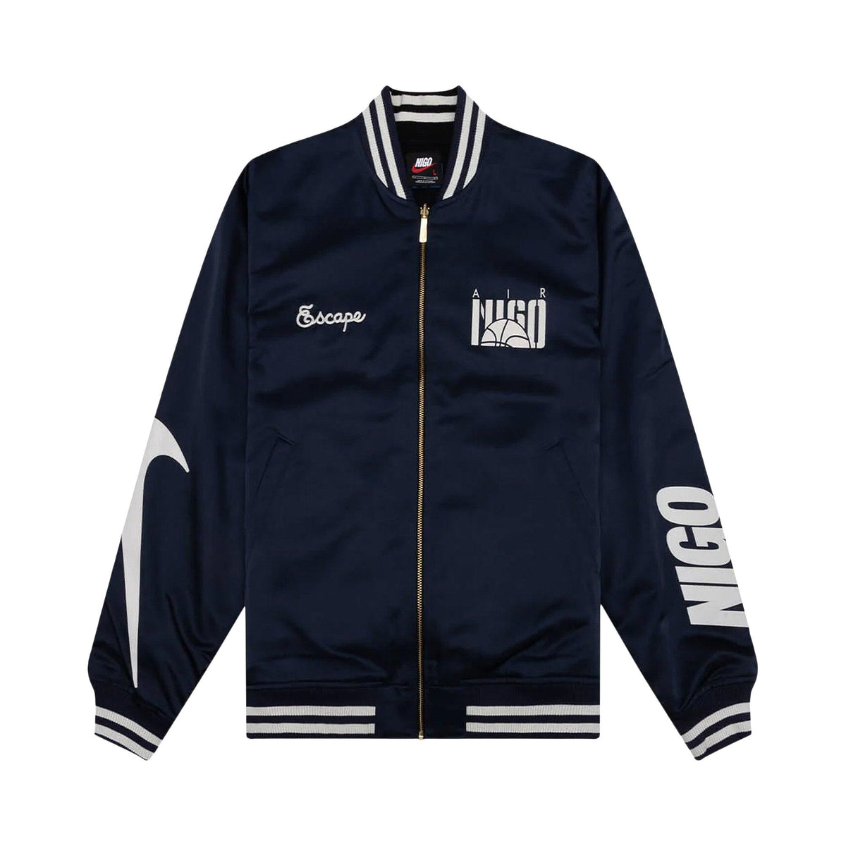 Nike x NIGO Coach Jacket Navy front
