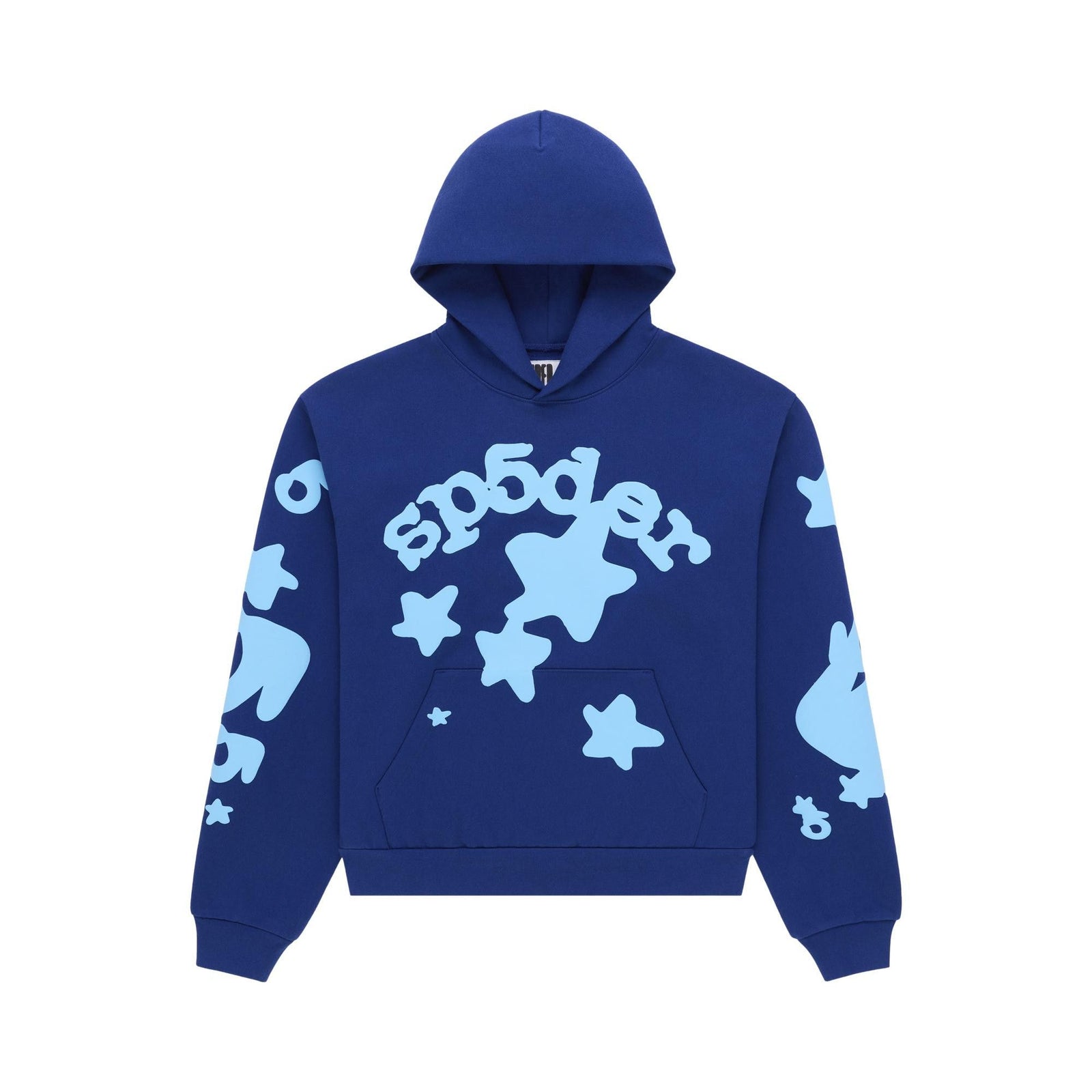 Sp5der Beluga Hoodie Navy front