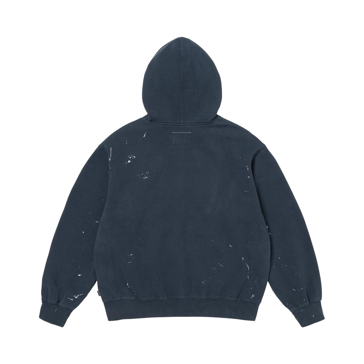 Supreme x MM6 Maison Margiela Box Logo Zip Up Hooded Sweatshirt Navy
