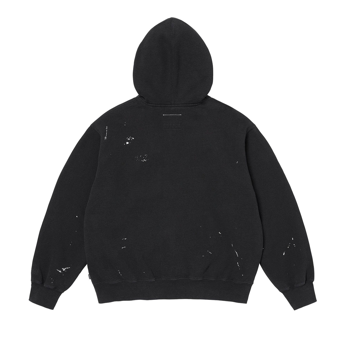 Supreme x MM6 Maison Margiela Box Logo Zip Up Hooded Sweatshirt Black