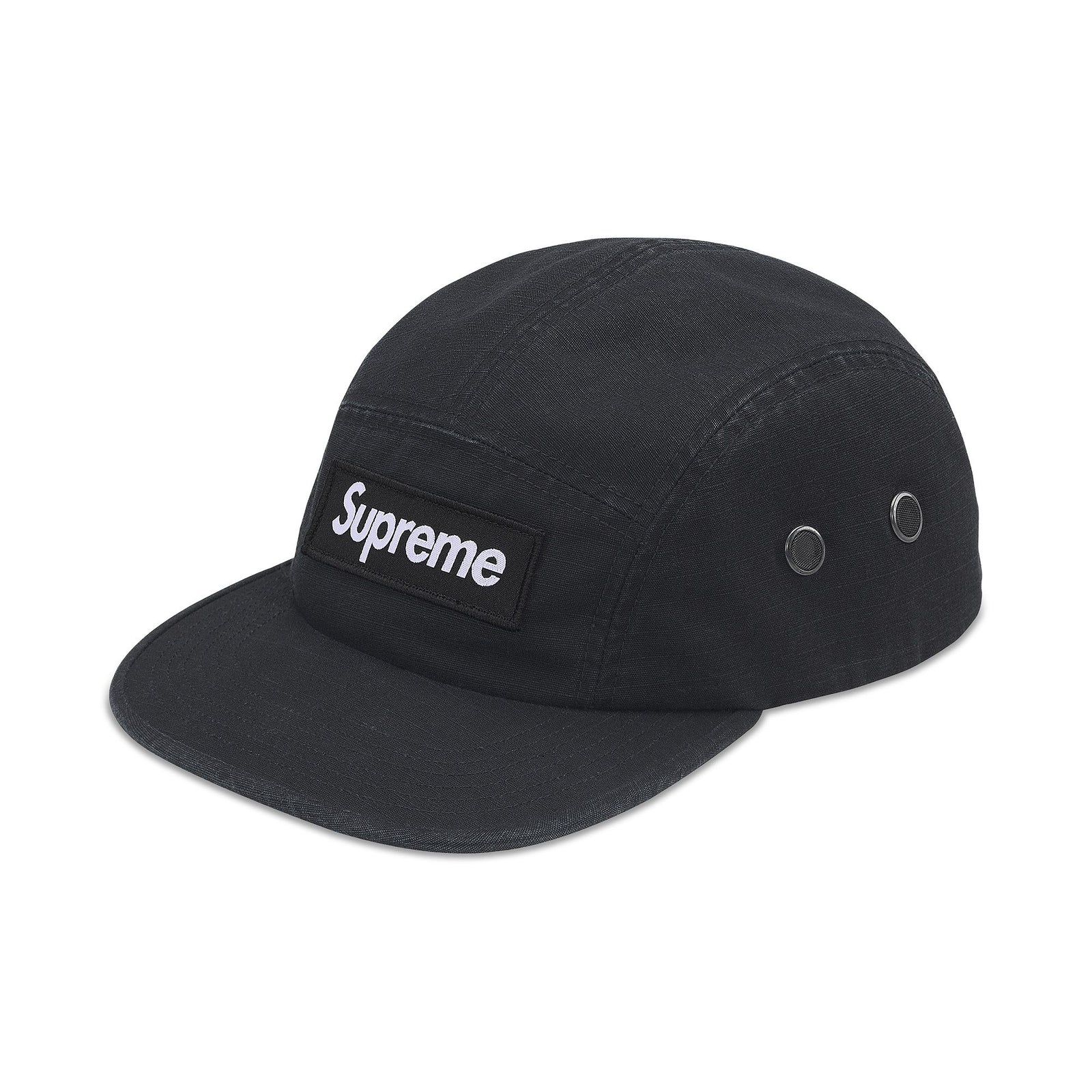 Supreme Military Camp Cap (SS25) Black - Im Your Wardrobe