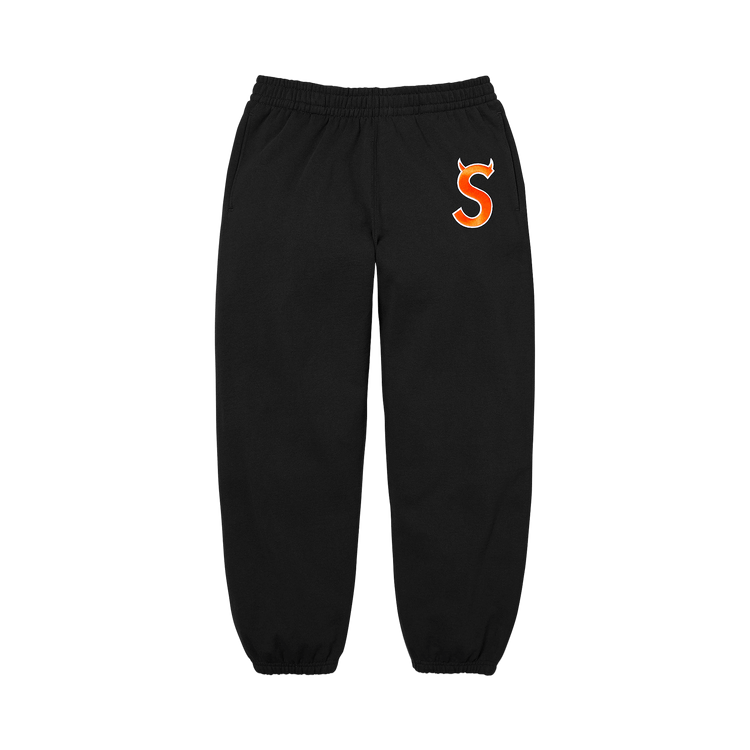 Supreme Devil S Logo Sweatpant Black