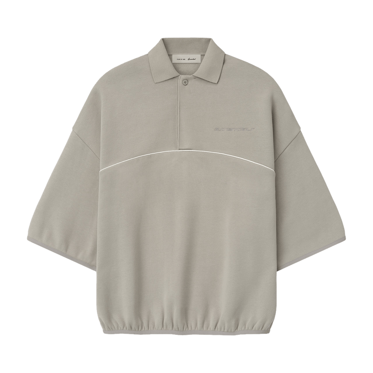 Fear of God Essentials Active Trace Quarter Sleeve Modern Polo Seal (SS26)