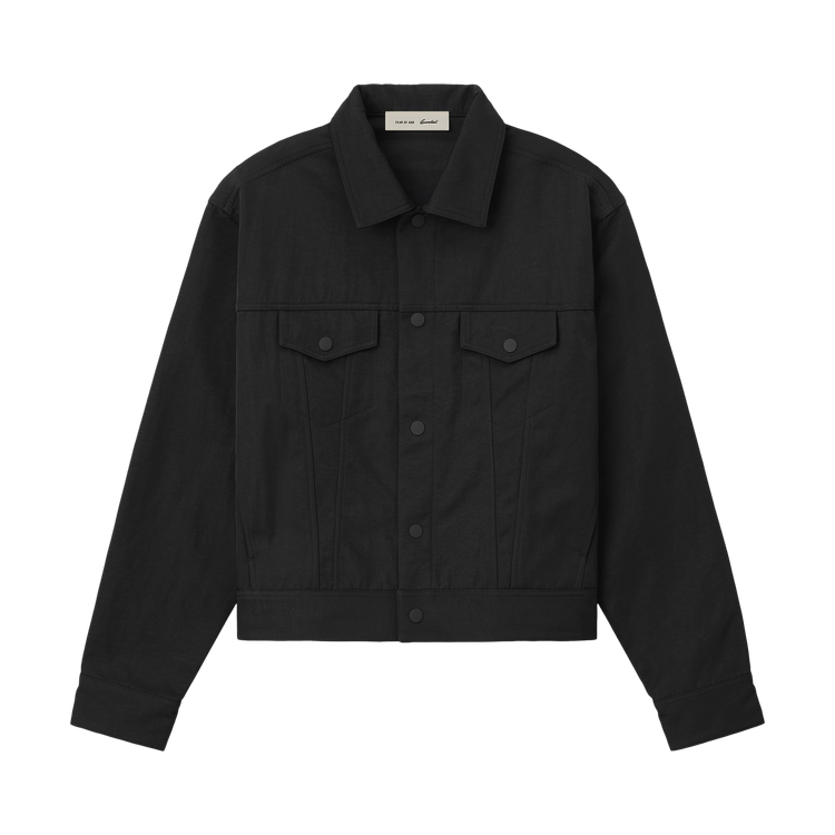 Fear of God Essentials Trucker Jacket Vintage Black (SS26)