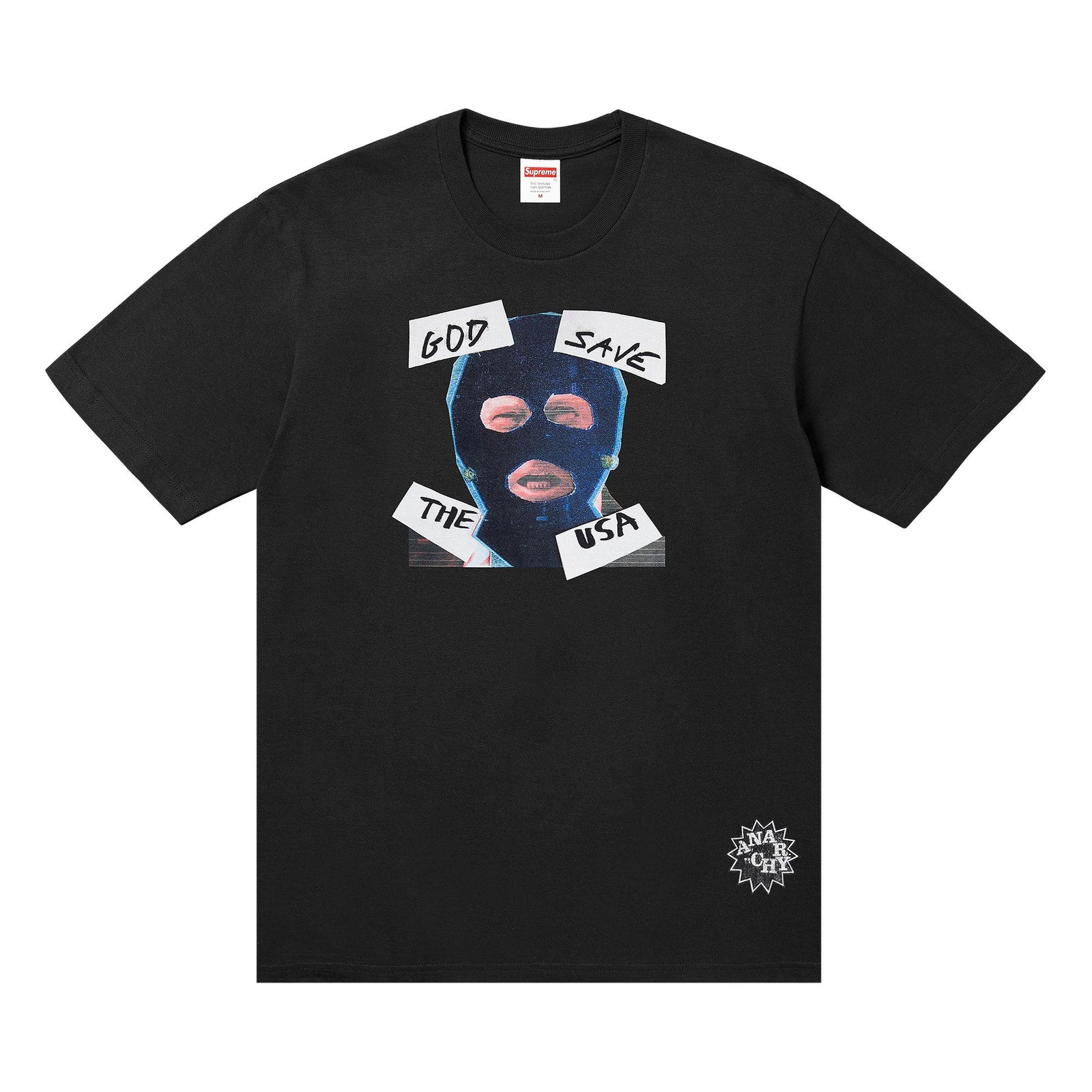 Supreme God Save Us Tee Black