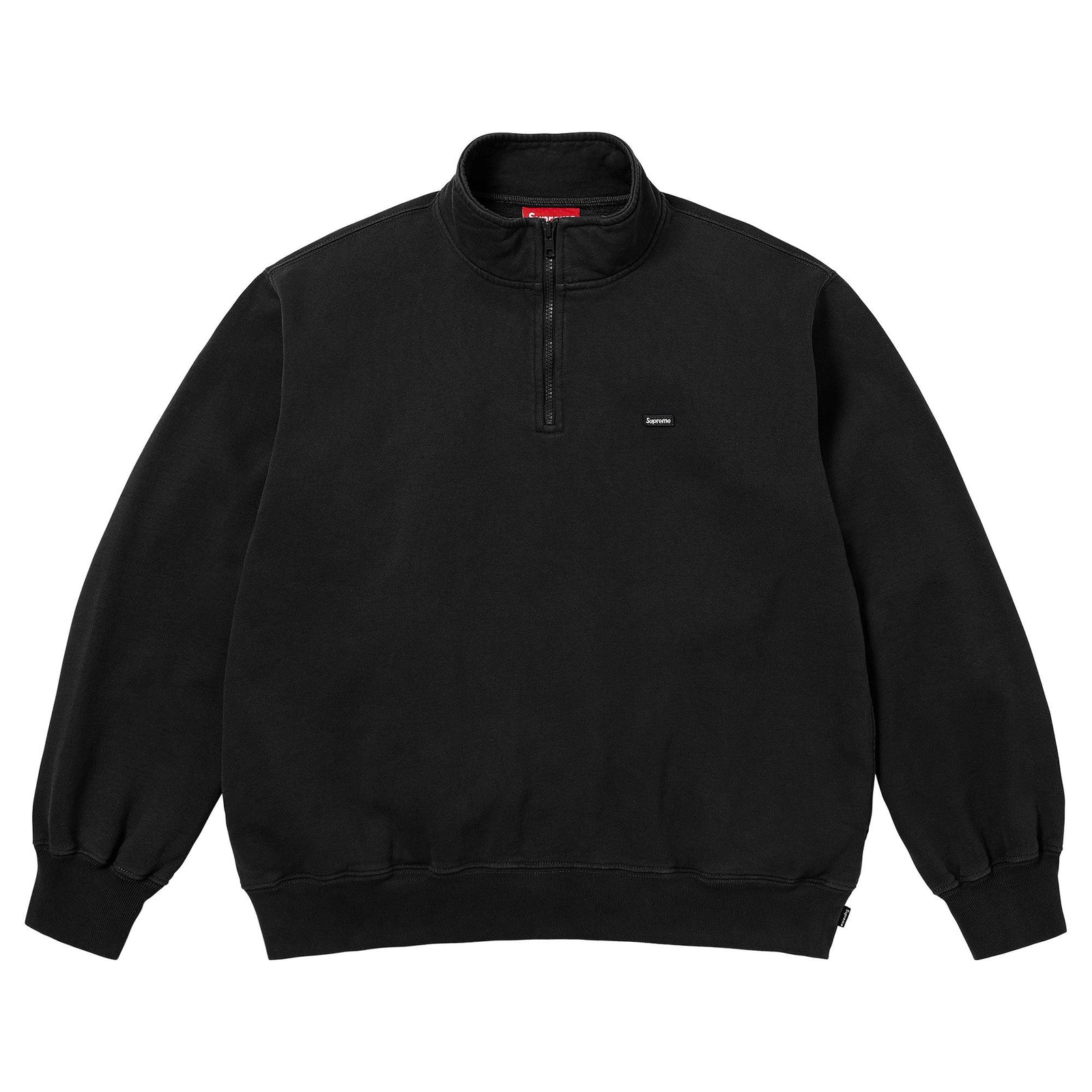 Supreme Small Box Half Zip Pullover Black - Im Your Wardrobe