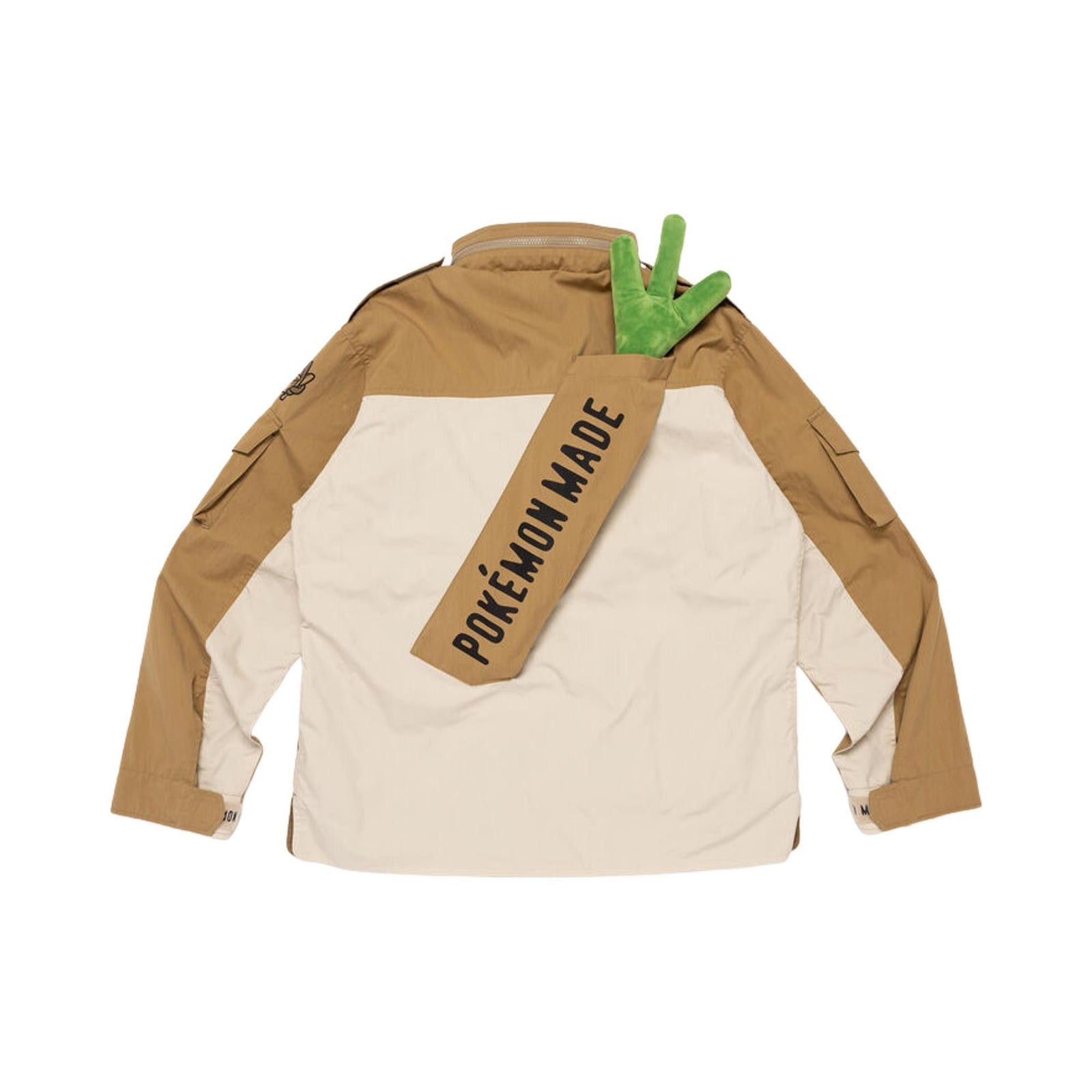 Human Made x Pokemon Farfetch'd Utility Jacket Beige front