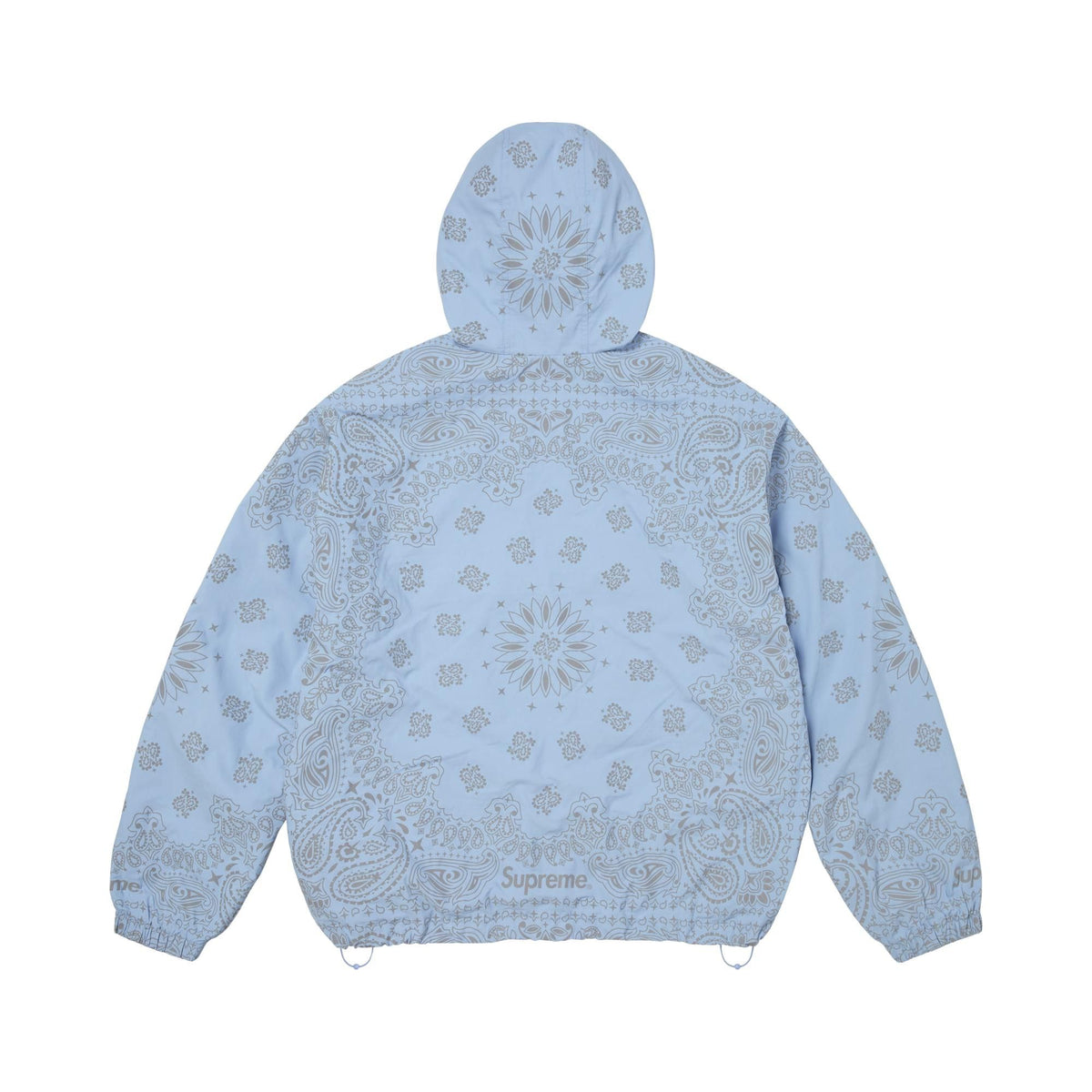 Supreme Reflective Bandana Anorak Light Blue