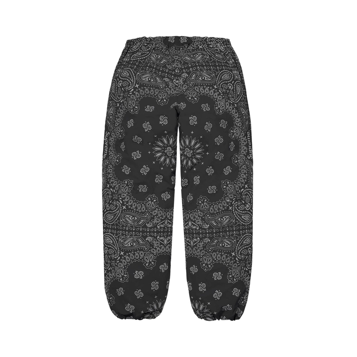 Supreme Reflective Bandana Track Pant Black