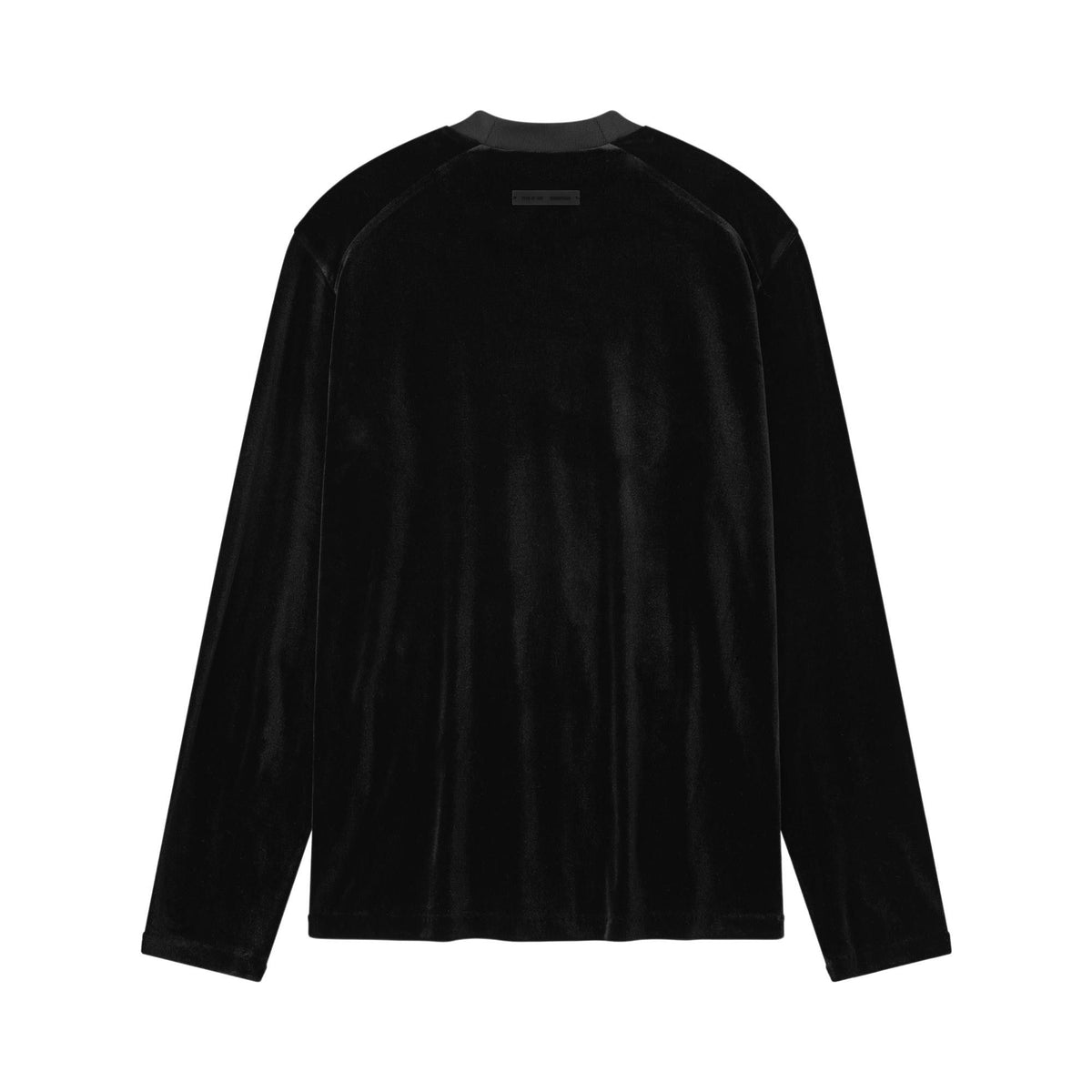 Fear of God Essentials Women's Velour Classic Long Sleeve Tee Vintage Black (FW25)