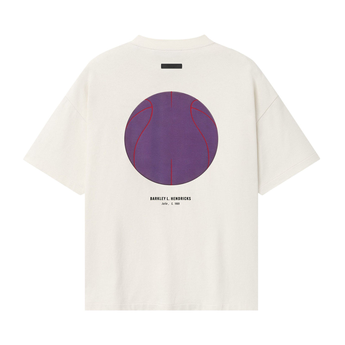 Fear of God Essentials Lakers x Barkley Hendricks 90s Tee Ivory (SS26)