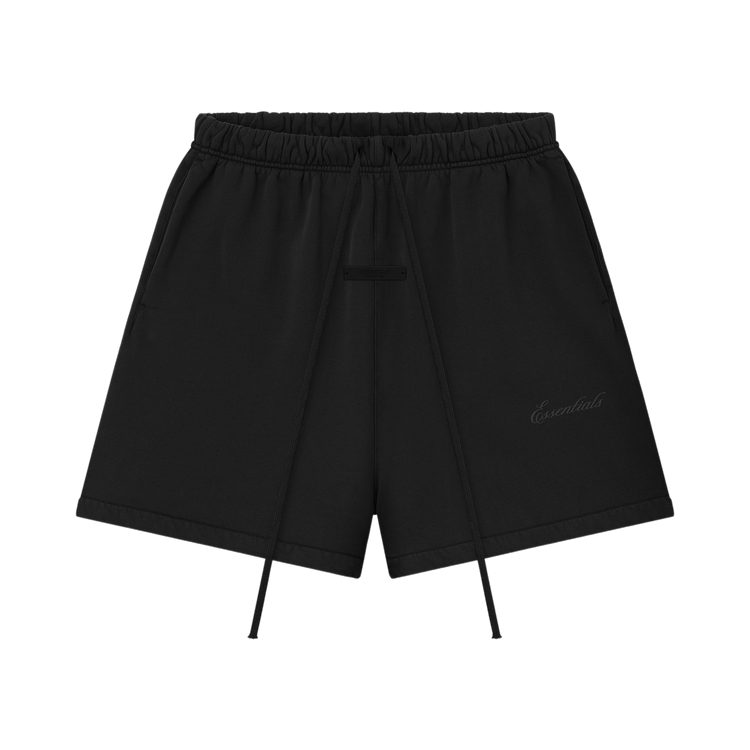 Fear of God Essentials Signature Classic Sweatshort Vintage Black / Black (SS26)