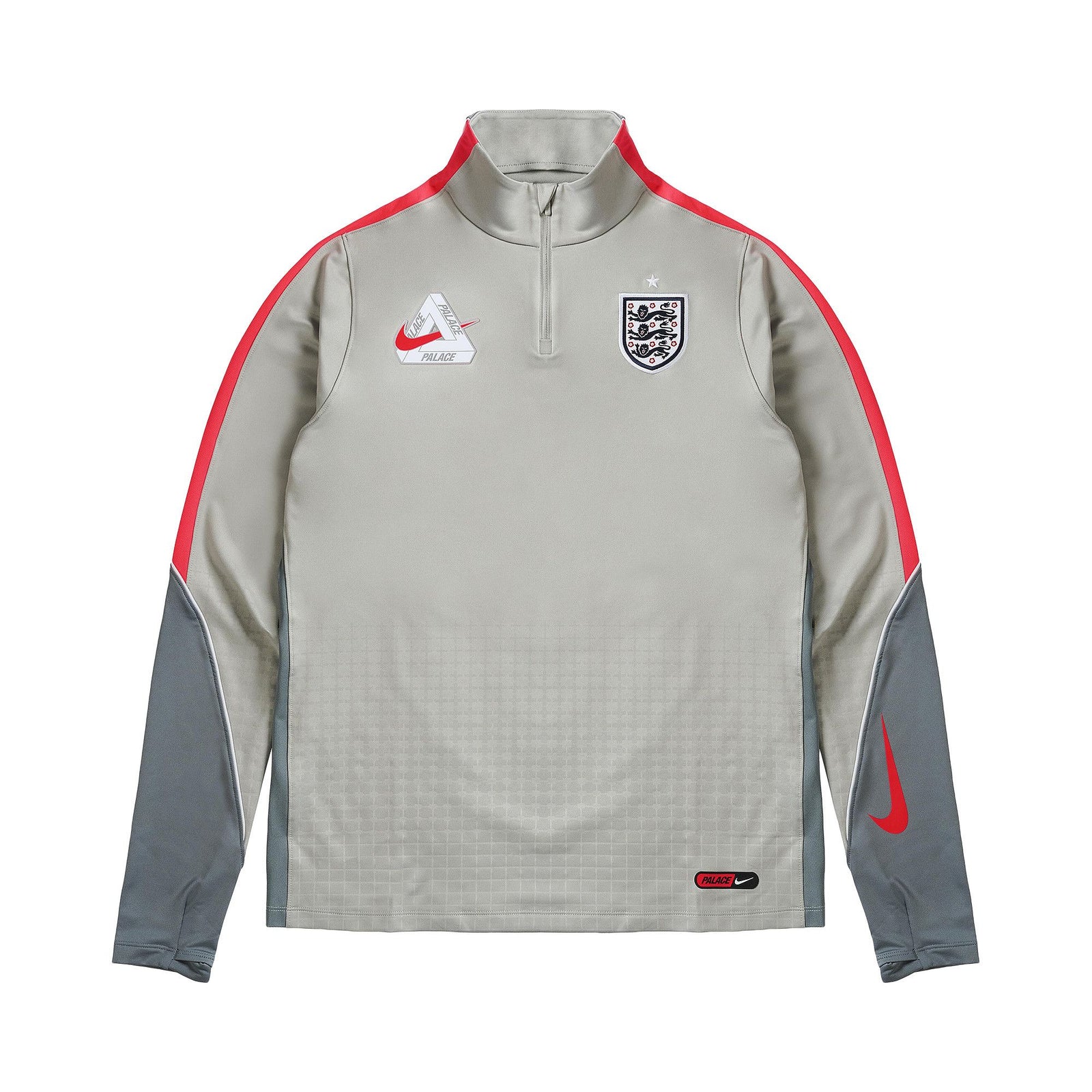 Nike x Palace World Cup Strike Drill Top England Grey front