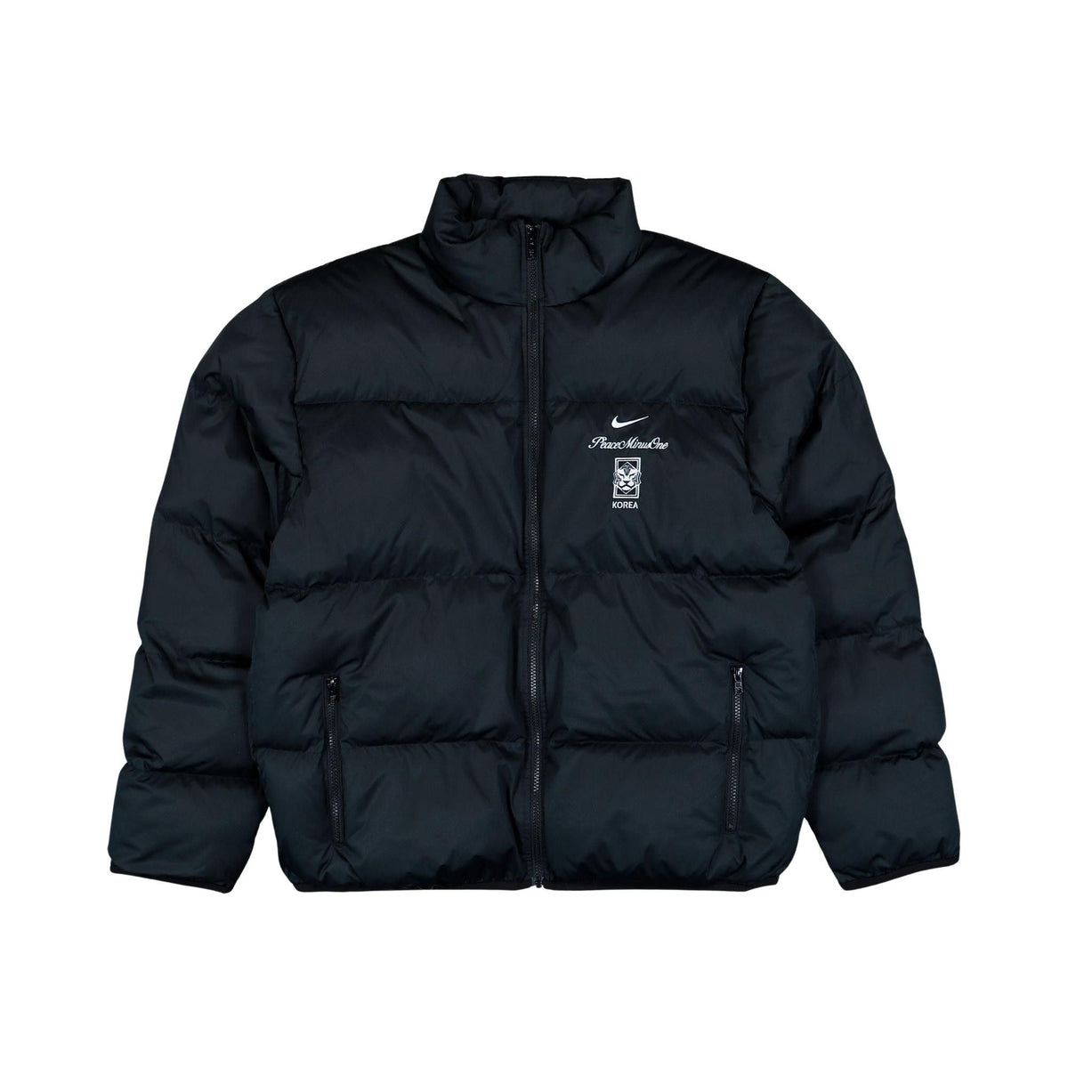 Nike x PEACEMINUSONE World Cup Puffer Jacket South Korea Black front
