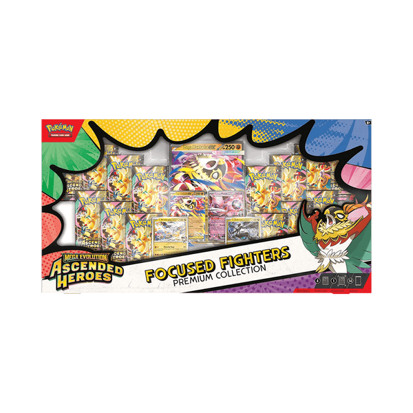 Pokémon Mega Evolution Ascended Heroes Focused Fighters Premium Collection (Sam's Club Exclusive)