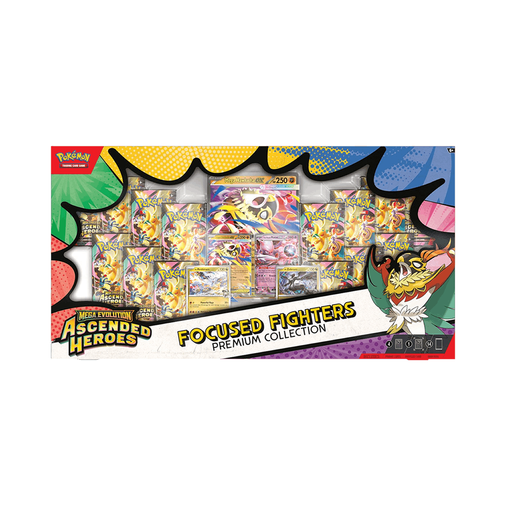 Pokémon Mega Evolution Ascended Heroes Focused Fighters Premium Collection (Sam's Club Exclusive)